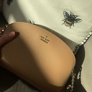Nude Kate Spade Dome Crossbody Purse